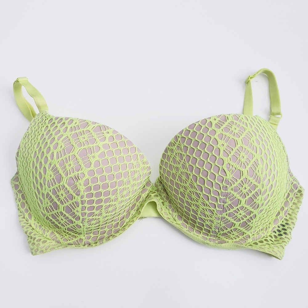 Victoria's Secret Very Sexy Lightly Lined Neon Lace Bra